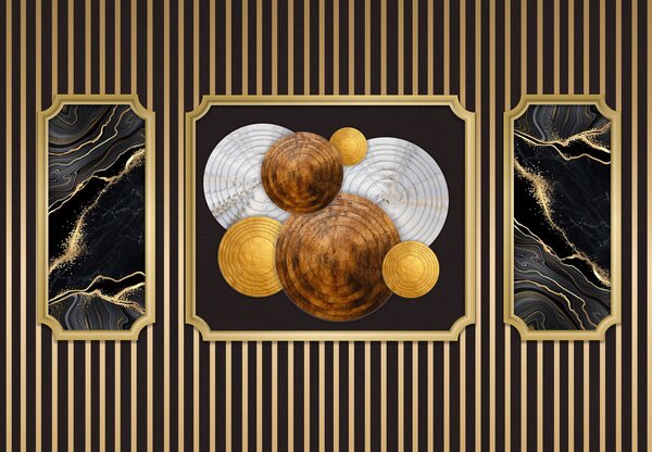 Fototapeta - Koláž z materiálov 2 (147x102 cm)