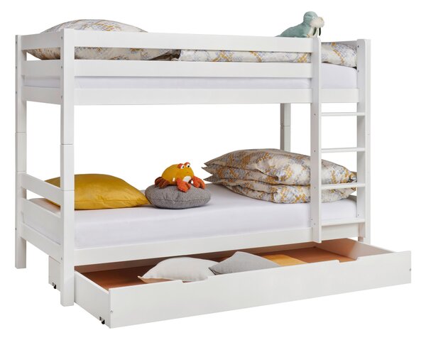 POSCHODOVÁ POSTEĽ 90/200 cm, biela Linea Natura - Detské izby