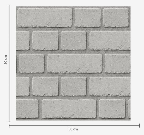 Tapety Jemný sivý tehlový vzor, Tapety loft, a00878 : Uwalls.sk