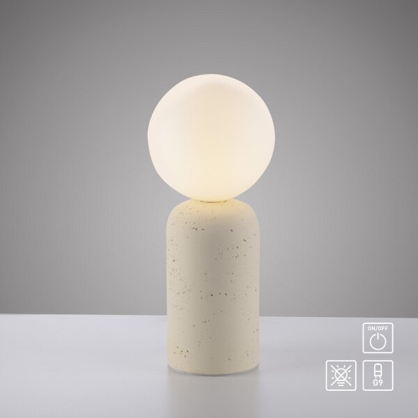 Schöner Wohnen 12543-42 - Stolová lampa TRAVENTA 1xG9/10W/230V betón