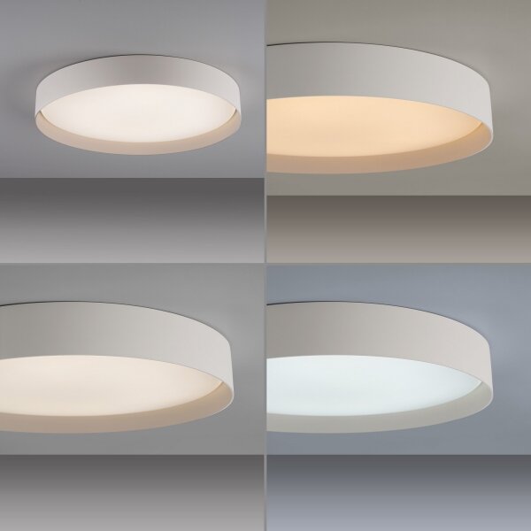 Schöner Wohnen 14595-39 - stmievateľné LED stropné svietidlo TAVOLI LED/34W/230V sivé, s diaľkovým ovládaním