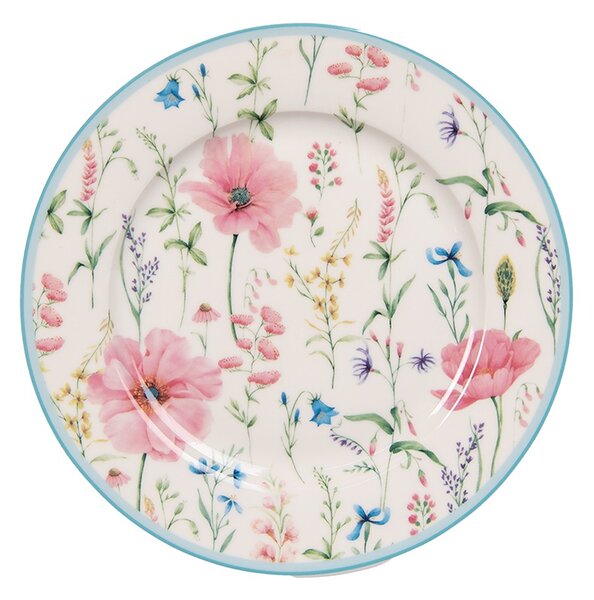 Porcelánový dezertný tanierik Meadow - Ø19*2 cm - Clayre & Eef