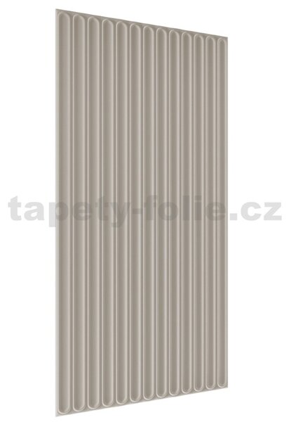 Obkladové panely 3D LINE XPS, cena za kus, rozmer 50 x 100 cm, ROLL B cashmere, IMPOL TRADE