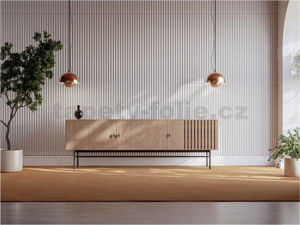 Obkladové panely 3D LINE XPS, cena za kus, rozmer 50 x 100 cm, ROLL A cashmere, IMPOL TRADE