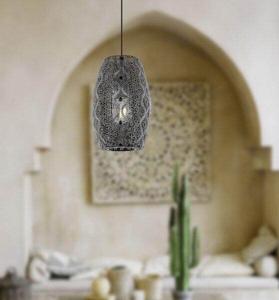 Eglo 43391 - Luster na lanku RIYADH 1xE27/40W/230V