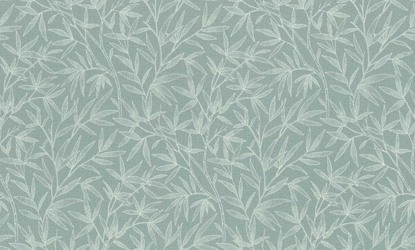 RASCH | Vliesová tapeta na stenu Novella XL 983159 | 1,06 x 10,05 m | vining ivy, biela, tyrkysová, modrá