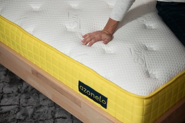 Azonelo Cloud vysoký ortopedický matrac s pamäťovou penou 70x200 cm / 24 cm - poťah s hodvábom