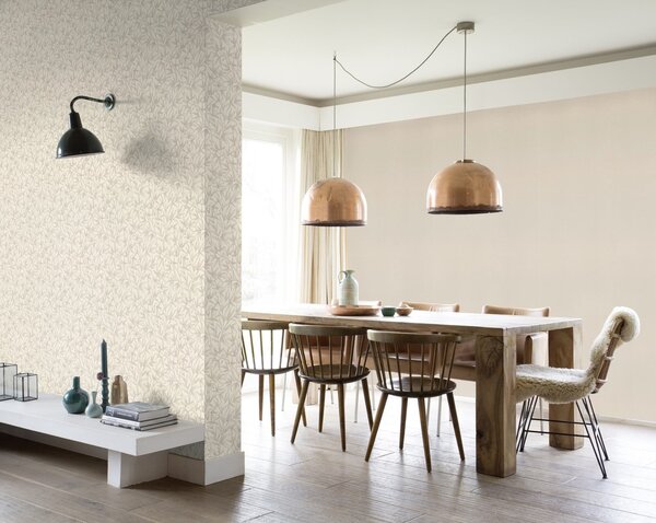 RASCH | Vliesová tapeta na stenu Novella XL 983517 | 1,06 x 10,05 m | šedá