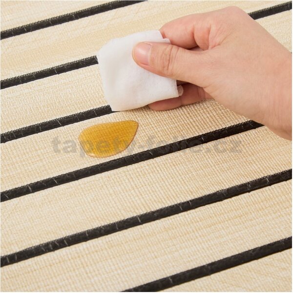 Samolepiace panely na stenu TPL0000009, cena za kus, rozmer 270 cm x 48,5 cm, lamely svetlo hnedé , IMPOL TRADE