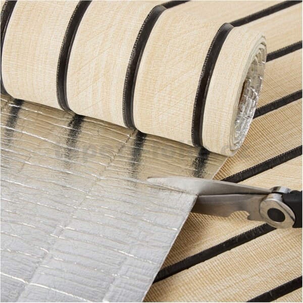 Samolepiace panely na stenu TPL0000009, cena za kus, rozmer 270 cm x 48,5 cm, lamely svetlo hnedé , IMPOL TRADE