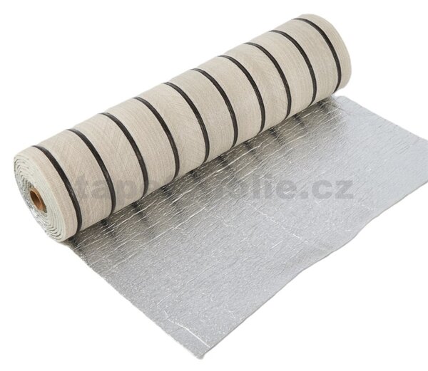 Samolepiace panely na stenu TPL0000008, cena za kus, rozmer 270 cm x 48,5 cm, lamely sivé , IMPOL TRADE