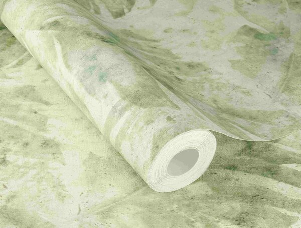 RASCH | Vliesová tapeta na stenu Beltesto 416121 | 0,53 x 10,05 m | zelená, krémová