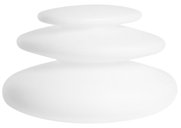 Vonkajšia LED stolná lampa biela syntetický materiál vodotesná IP54 v tvare huby s diaľkovým ovládaním moderný štýl terasa záhrada