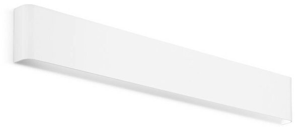 Nástenné svetlo IDEAL LUX Delta, biela, šírka 61 cm, 3 000 K, Biela / opálová, Obývacia izba / jedáleň, Hliník, Moderný, Nástenné svietidlo