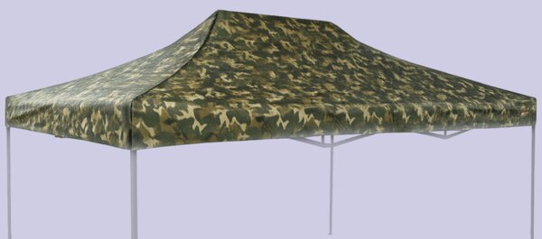 Strešná plachta 3x4,5m, Maskáčová