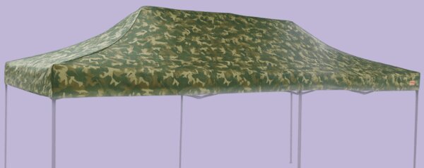 Strešná plachta 6x3m, Maskáčová