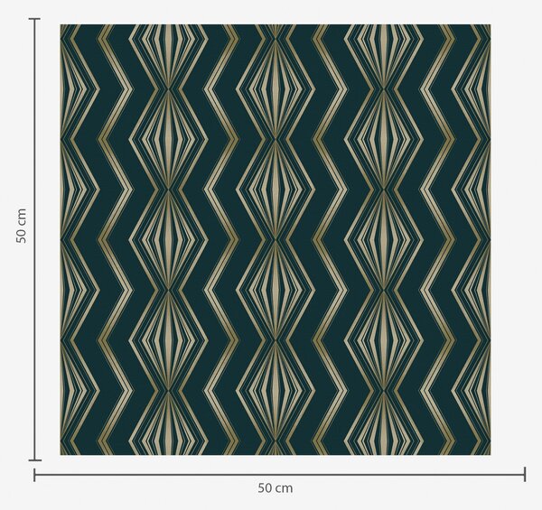 Tapety Tmavo zelenomodrý geometrický vzor s diamantmi, Tapety abstraktné, a00973v1 : Uwalls.sk