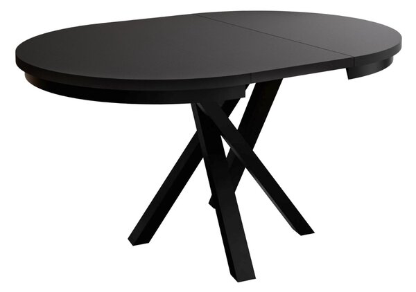 ROZKLADACÍ JEDÁLENSKÝ STÔL SALOME ČIERNY 100 / 140cm