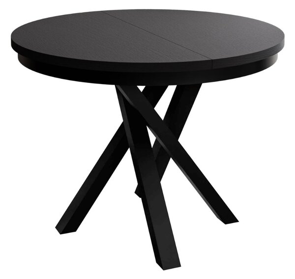 ROZKLADACÍ JEDÁLENSKÝ STÔL SALOME ČIERNY 100 / 140cm