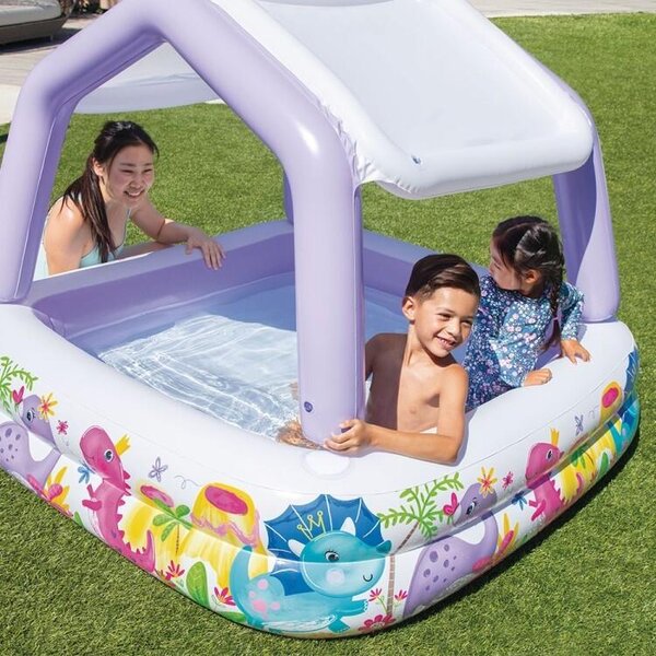 Intex nafukovací detský bazénik Akvárium so strieškou 57470, 157×157×122 cm 157470 - Bazén