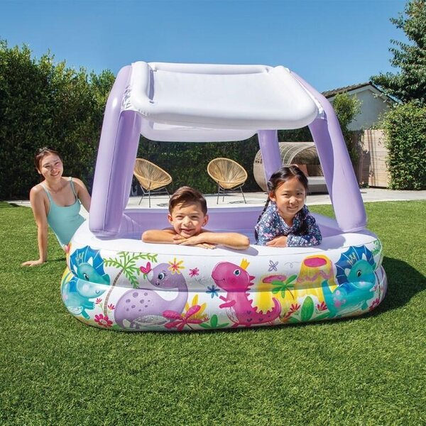 Intex nafukovací detský bazénik Akvárium so strieškou 57470, 157×157×122 cm 157470 - Bazén