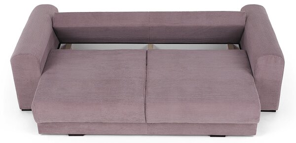 KONDELA Extra priestranná pohovka, fialová/staroružová/béžová, GILEN BIG SOFA