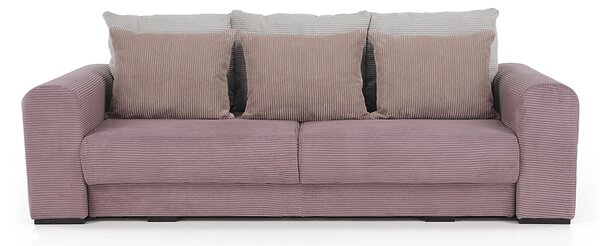 KONDELA Extra priestranná pohovka, fialová/staroružová/béžová, GILEN BIG SOFA