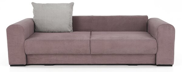 KONDELA Extra priestranná pohovka, fialová/staroružová/béžová, GILEN BIG SOFA