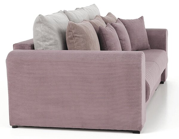 KONDELA Extra priestranná pohovka, fialová/staroružová/béžová, GILEN BIG SOFA