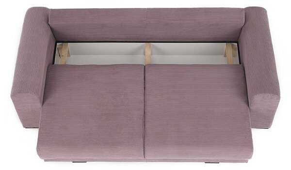 KONDELA Extra priestranná pohovka, fialová/staroružová/béžová, GILEN BIG SOFA