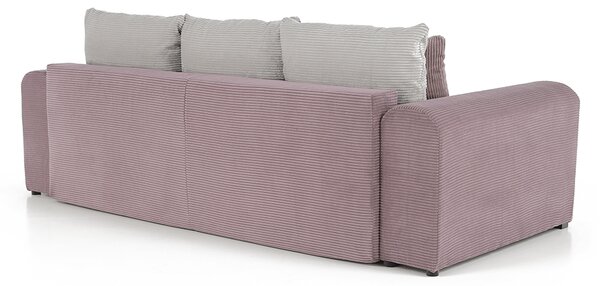 KONDELA Extra priestranná pohovka, fialová/staroružová/béžová, GILEN BIG SOFA