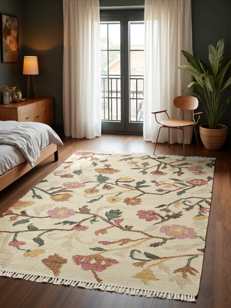 ELLE Decoration, Kusový koberec Violette 106259 Cream/Multi z kolekcie Elle, 120x170, viacfarebná, kuchyňa