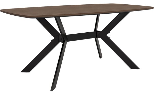 MEBLINE Stôl 185x100 cm TURIA FRAME dub ambiente noce