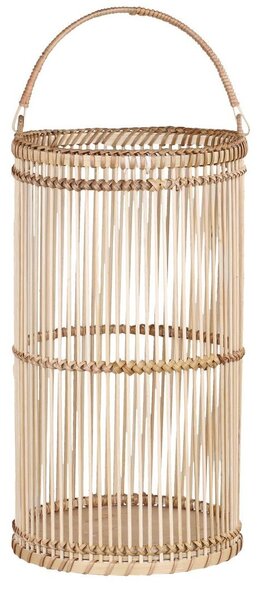 Prírodný bambusový lampáš Bamboo - Ø20*36 cm - Chic Antique