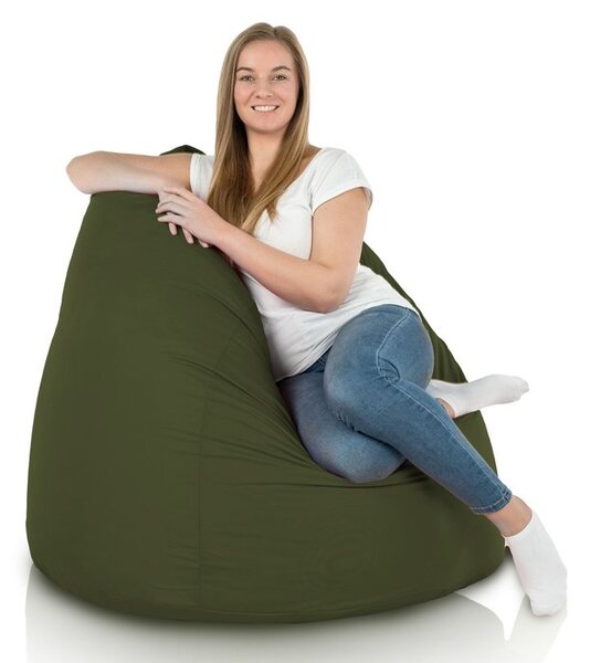 Sedací vak BAG Sako XXL Nylon vodeodolný Farba: 8.Tm.Zelený