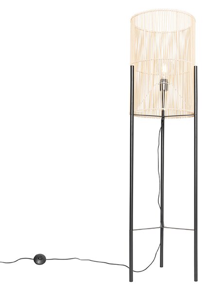 Škandinávska stojaca lampa bambus - Natasja