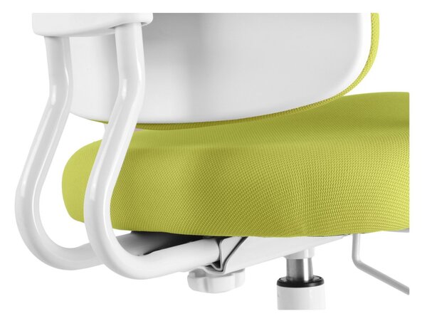 Detská rastúca stolička Neoseat KIDDY THREE — látka, prateľný poťah, zelená