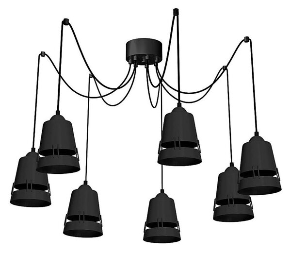 Luster na lanku WALET 7xE27/60W/230V pavúk