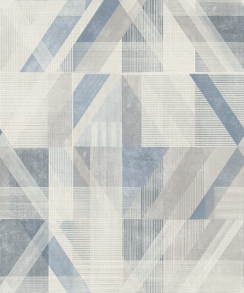Tapety Geometrický dizajn v chladných modro-sivých odtieňoch, Tapety abstraktné, a01055v1 : Uwalls.sk