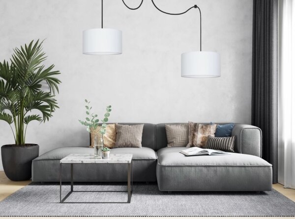 Luster na lanku TUZ 2xE27/60W/230V pavúk