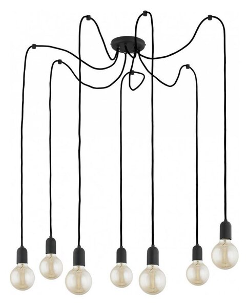 Luster na lanku QUALLE 7xE27/60W/230V pavúk