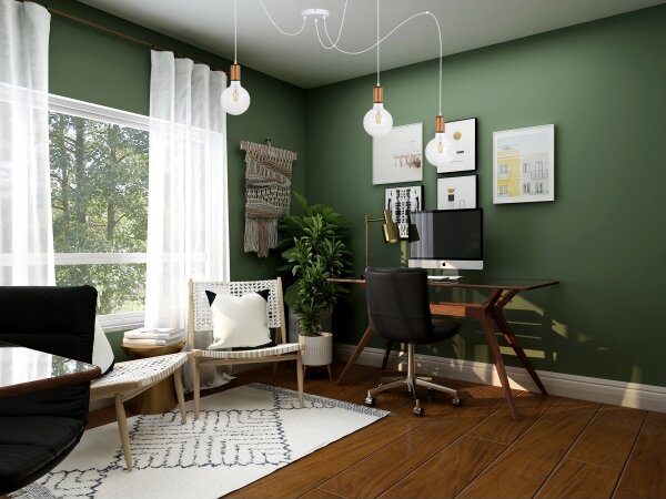 Luster na lanku MIROS 3xE27/60W/230V pavúk biela/medená