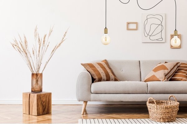 Luster na lanku MIROS 2xE27/60W/230V pavúk čierna/zlatá