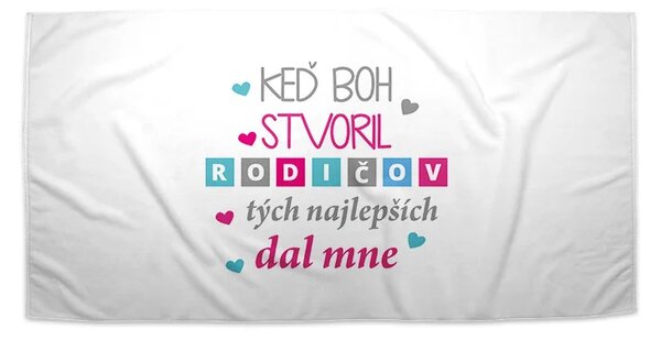 Sablio Uterák Keď Boh stvoril rodičov - 30x50 cm