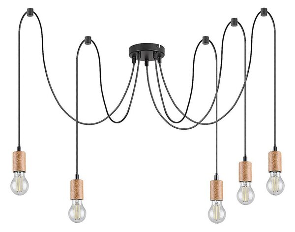 Rabalux 72075 - Luster na lanku DOLLIEN 5xE27/60W/230V pavúk buk