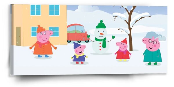 Sablio Obraz Prasiatko Pepina Zima - 110x50 cm