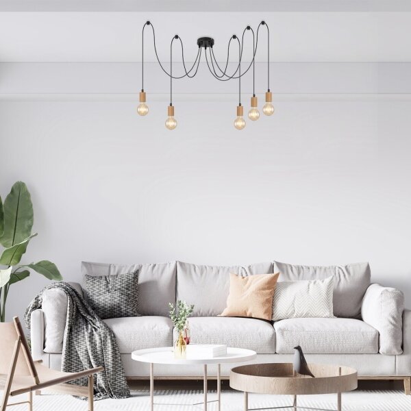 Rabalux 72075 - Luster na lanku DOLLIEN 5xE27/60W/230V pavúk buk