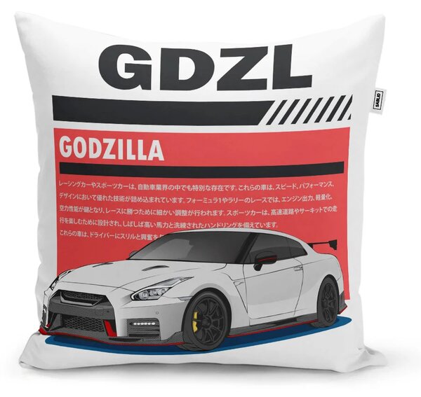 Sablio Vankúš Nissan GTR 35 Godzilla - 40x40 cm