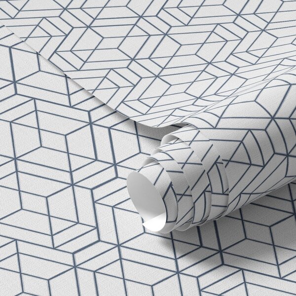Tapety Modrá geometrická sieť, Tapety abstraktné, a01067 : Uwalls.sk