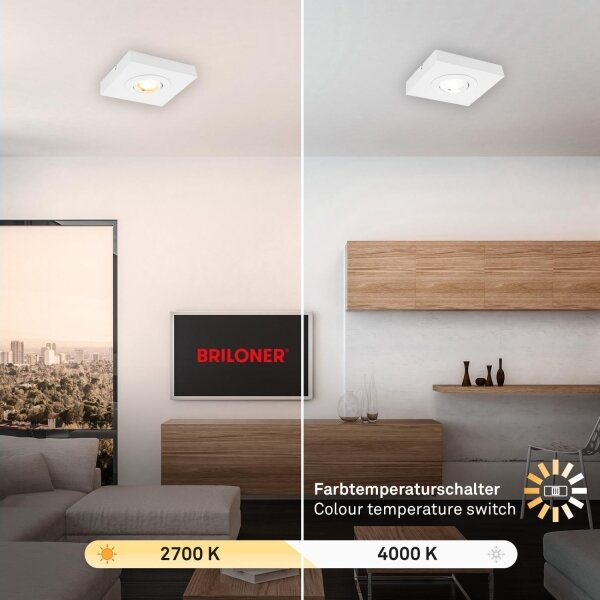 Briloner 3996016 - LED Bodové svietidlo CTS LED/4W/230V 2700/4000K biela